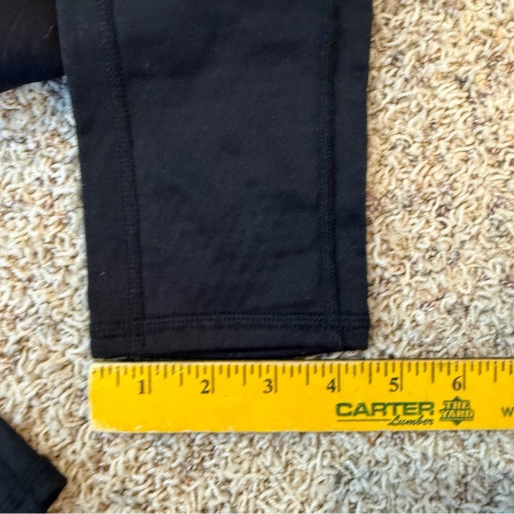 Cuddl Duds Climate Right Grid Warmth Black High-Waisted Base Layer Leggings XS - Picture 9 of 11
